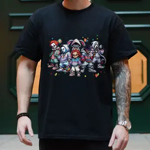 Easter Horror Shirt - Creepy Easter T-Shirt, Horror Movie Inspired Tee, Scary Easter Graphic Tee, Trendy Halloween & Easter Aesthetic Shirt