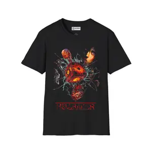 HELLRAISER T-SHIRT #300 - 399% Polyester, Machine Washable, Stylish Crewneck for Summer & Father's Day