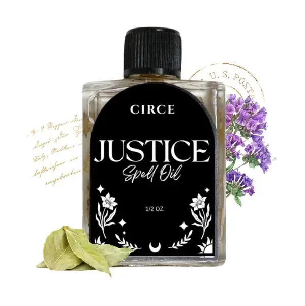 Circe Boutique Justice Spell Oil 1/2 oz | I need Justice Spell Oil | Divine Justice Spell | Justice Spell | Ritual Oil | Win Legal Case | Win Lawsuits