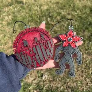 Stranger Things Car Freshies | Welcome to Hawkins | Demogorgon | The Upside Down Designs | Long-Lasting Scent