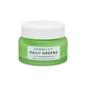 Farmacy Beauty Daily Greens Oil Free Gel Face Moisturizer - Daily Facial Moisturizing Cream with Hyaluronic Acid - New Fragrance-Free Formula - 50ml