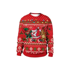 Ugly Xmas Fall Outfits Unisex Swag Print Y2K Clothing Fleece Sweatshirt -Made of High-quality Polyester Streetwear Outfits 2000s Outfits