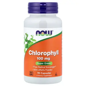 NOW Foods Chlorophyll, 90 Capsules