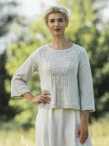 Blue Sky Fibers - Kit - Pasadena Pullover (3XL/4XL/5XL (12 Skeins)