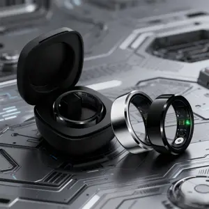 Smart Ring Waterproof BT Connected Fitness Tracker, Sleep Monitor, Calorie Counter, Remote Camera Control, Perfect Gift