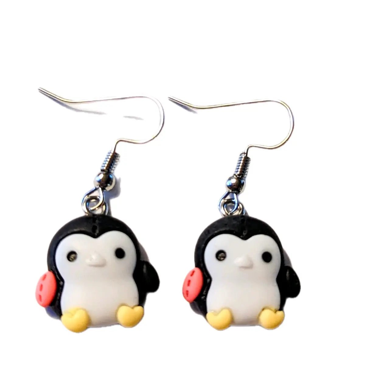 cute penguin earrings X