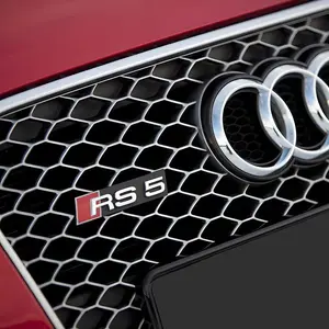 3D ABS Chrome Black Logo RS Emblem Car Front Grill Badge Sticker Auto Styling Accessories For AUDI Quattro RS Sline A1 A2 A3 A4 A5 A6 A7 A8 Q1 Q2 Q3 Q4 Q5 Q6 Q7 Q8 S3 S4 S5 S6 S7 S8 RS3 RS4 RS5 RS6 RS7 RS8 SQ3 SQ4 SQ5 SQ6 SQ8 RSQ3 RSQ5 RSQ7 RSQ8