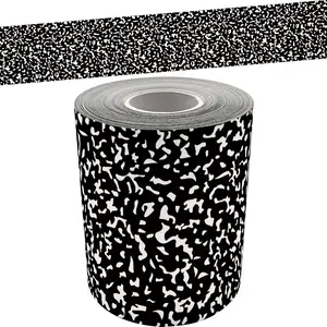 Composition Straight Rolled Border Trim - 50ft - Decorate Bulletin Boards, Walls, Desks, Windows, Doors, Lockers, Schools, Classrooms, Homeschool & Offices