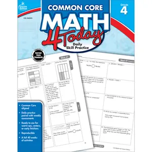 USED-Common Core Math 4 Today, Grade 4: Daily Skill Practice Volume 7 by McCarthy, Erin (Paperback)