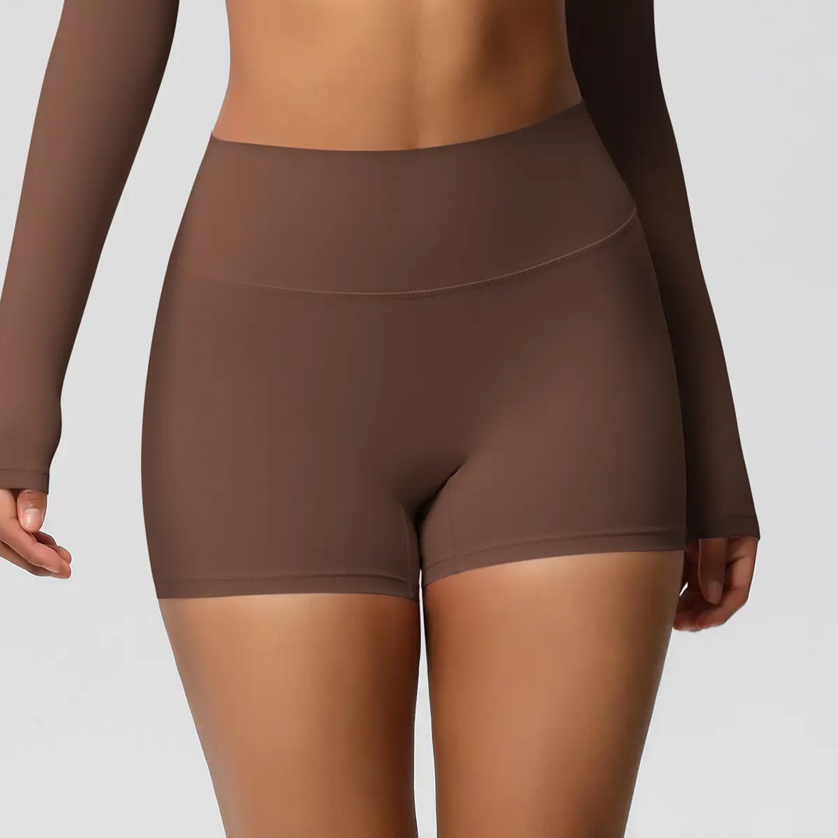 7101 Shorts   Chestnut Color