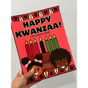 Kwanzaa Coloring Book - Educational Cultural Coloring Book for Kids & Families with Vibrant Designs and Engaging Themes