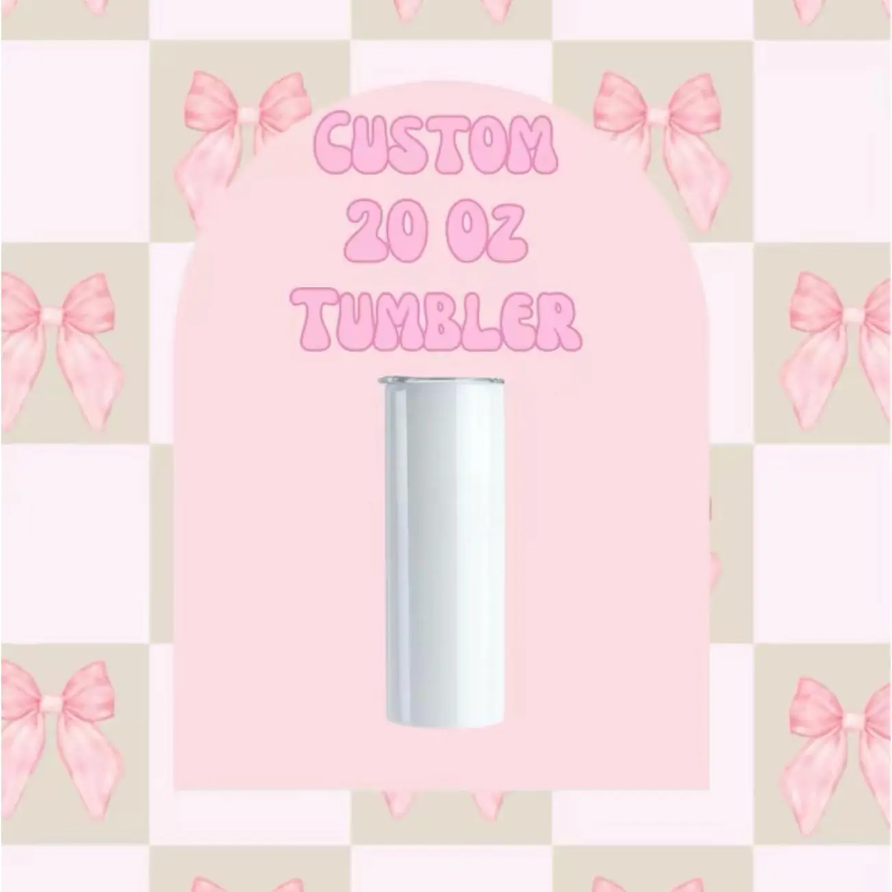 20 Custom Skinny Tumbler