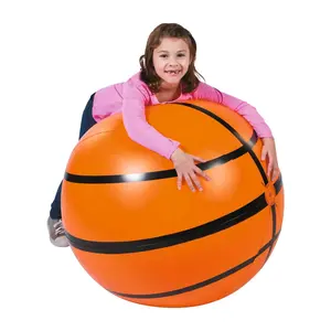 30" Inflatable Orange Extra Large Vinyl Basketball