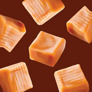 Soft Milk Vanilla Caramel Chews Rich Creamy Texture Sweet Treat for Parties & Snacking Candy