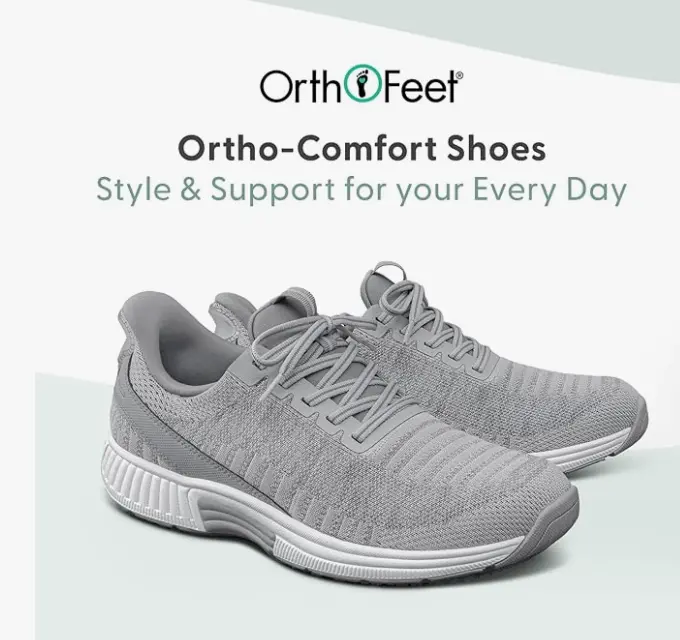 ORTHO FEET SNEAKERS 8.5