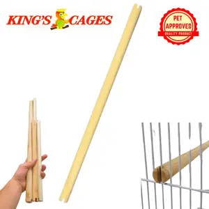 Pine Dowel Perches 27 1/4" and 14 1/8" Long X 1/2" (Fits King Cages SLF 2818 Top and Inside)