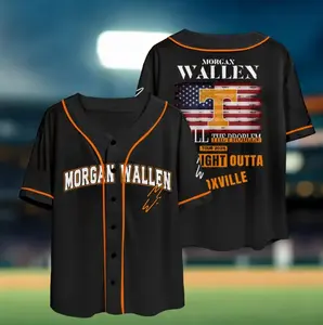Wallen 2026 Tour Baseball Jersey - Country Music Fan Merch