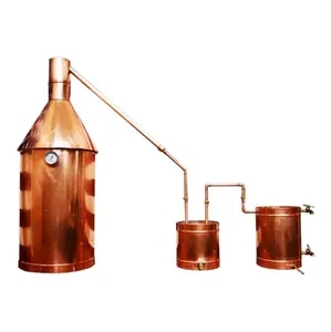 Copper Moonshine Still for Making Liquor at Home  Durable-craft distillation unit complete Copper Distillation unit Utensils