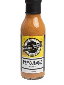 Broad Street Remoulade Sauce Dip - 13 oz (368g) - Zesty, Sweet & Tart Sauce with Cajun Flavor - Ideal for Meats, Seafood, and More