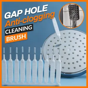 10pcs Mini Cleaning Brush Set for Easy Shower Head Cleaning, Multifunctional Tool for Dust and Hard-to-Reach Corners