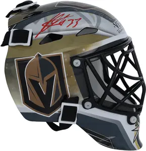 Adin Hill Vegas Golden Knights Autographed Mini Goalie Mask - Fanatics Authentic Certified
