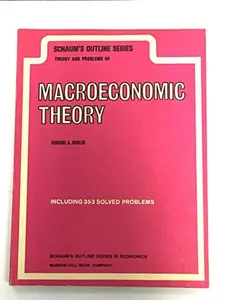 USED-Schaum's Outline of Theory and Problems of Macroeconomic Theory (Schaum's Outlines) by Eugene A Diulio (Paperback)