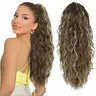 Sohochic AISI HAIR Women's 20in Curly Wave Claw Clip Ponytail Extension - Heat-Resistant High-Quality Synthetic Fibers, Soft, Comfortable, Easy-Wear, Casual Clip-In Hair Solutions, All Seasons Use, Synthetic Soft Hairpieces