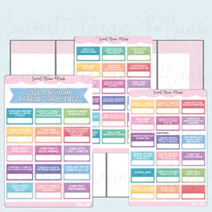PS Reading Challenge 2026 Sticker Bundle | Fnc 1350-52