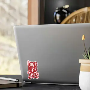Faith & Love Decal Duo: "Love Like Jesus" & "Trust in God" Stickers