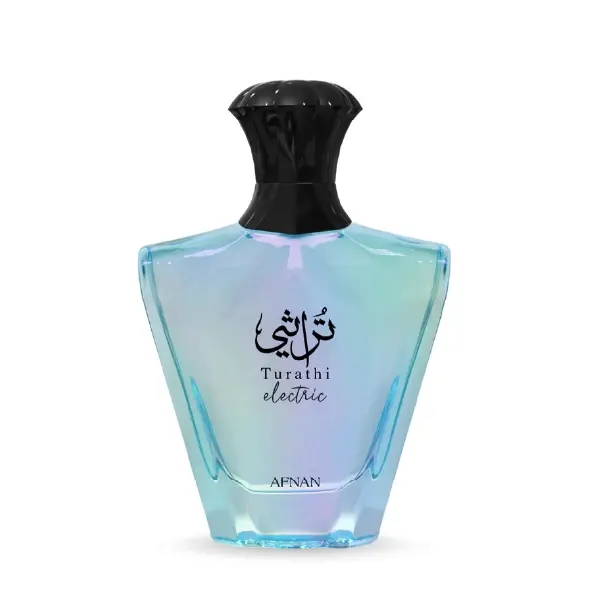 Afnan Turathi Electric Unisex Eau de Parfum, 3.4 oz | Bold Day-to-Night Fragrance with Citrus Spices for Youth | Non-Toxic & Paraben Free, Bold And Contemporary, Single Item, Edp