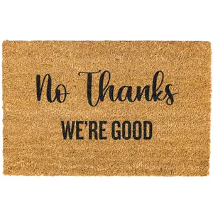 No Thanks were good doormat, Door mat, Funny Doormat, Welcome Mat, Funny Door mat