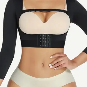 Arm Slimming Shaper Womenswear Long Sleeve Shapewear Adjustable Buckle Comfortable Detachable