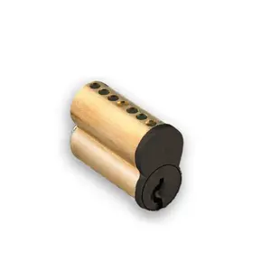 GMS SFIC Small Format Interchangeable Core Entry Door Lock - 6-Pin, Uncombinated (No Pins), Best A Keyway, Oil Rubbed Bronze (Entry Locks Category)