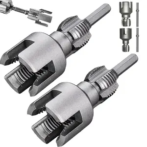 1/2 and 3/4 inch PPR pipe internal external thread cutter portable universal electric threading tool for daily plumbing construction and pipeline trimming tasks