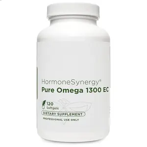 HormoneSynergy High Potency Omega-3 Fish Oil – Enteric Coated EPA & DHA Formula for Daily Wellness – 120 Softgels