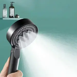 5 Modes Shower Head Adjustable High Pressure Water Saving Shower Head Bathroom Accessories Massage Showerhead Spray Nozzle Does not apply