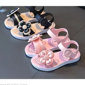 2026 Summer New Small and Medium Size Children's Shoes for Girls Soft Sole Non-Slip Princess Shoes Suitable for daily wear