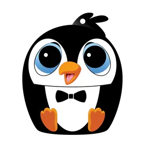 Waltzer Waddles the Penguin: My Audio Pet Bluetooth Speaker 5.0 – Cute and Powerful Sound Companion for TikTok!
