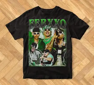Limited Ferxxo Feid Vintage T-Shirt, Gift For Woman and Man Unisex Heavy Cotton Tee