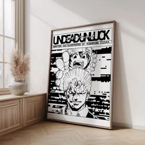 Undead Unluck Print Poster ? Japanese Manga Poster, Andy and Fuuko Anime Poster, Yoshifumi Tozuka Wall Art( Unframed - Print Only )
