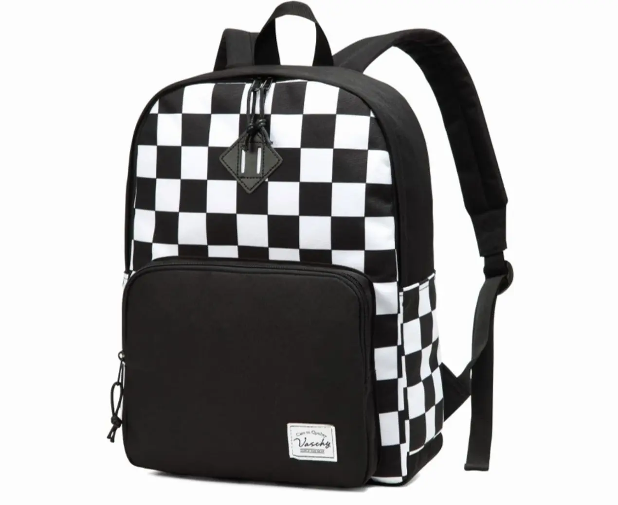 VASCHY School Backpack, Ultra Lightweight Travel Backpack for Women Schoolbag Bookbag for Kids Teen Boys Girls Multicolor