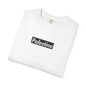 Palestine (BLACK) Logo T-Shirt