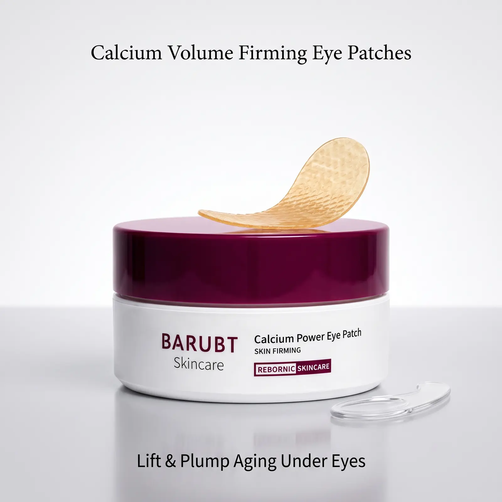 Calcium Power Eye Patch 60ea, Hydrogel Eye Mask for Wrinkles, Fine Lines & Sagging Skin, Firming & Moisture Mask Under Eye Patch