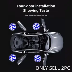 2Pcs Car LED Decorative Door Light Welcome Projector Lamp For VW Passat B6 B7 Sharan CC Golf 5 6 7 Jetta Scirocco 3 Tiguan EOS
