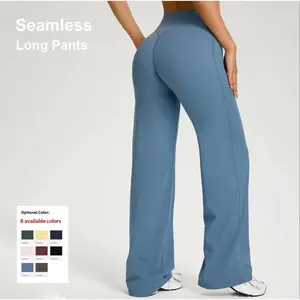 Leggings High-Waist Straight-Leg No Front Seam Buttery Soft Gym Yoga Pants for Women Fitness Tights#SpringStatements
