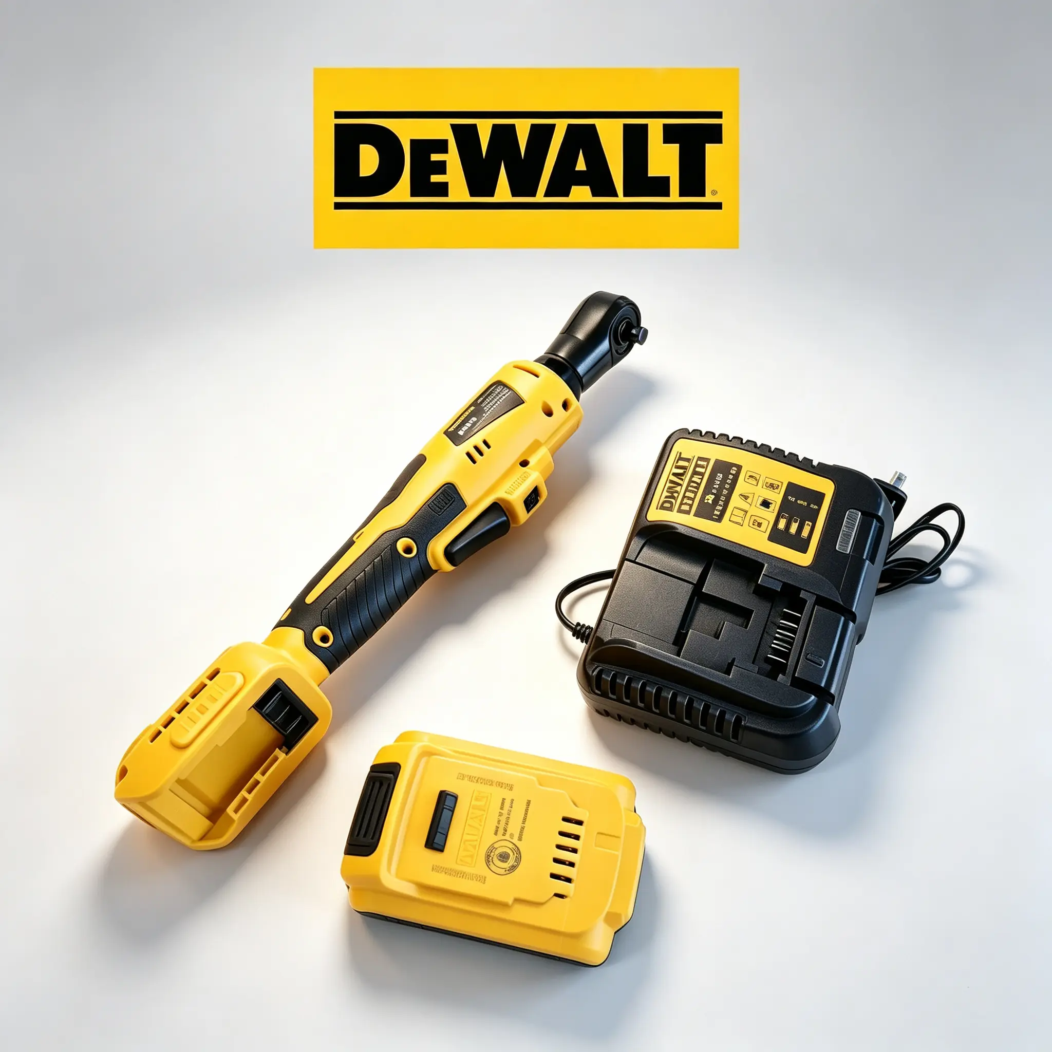 DeWALT 512 20V Cordless Electric Ratchet Wrench, 1/2 Dual Drive Shaft, 40N.m Max Torque, 240RPM Variable Speed Power Ratchet Toole