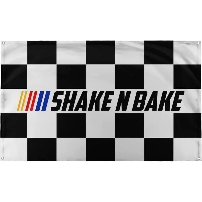 Ricky Bobby Talladega Nights Shake N Bake Motivational Inspirational Office Gym Dorm Wall Decor Design on a 3X5 Feet Flag for Easy Hanging. Authentic BANGER FLAGtapestry gifts for boyfriendwall decor flags, Velvet, Peach