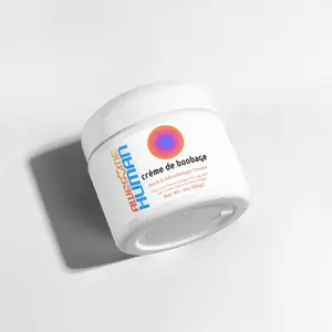 Awesome Human Crème de Boobage Neck & Décolletage Cream - Hydrating, Moisture, Aloe Vera, Avocado, Hyaluronic Acid, Coenzyme Q10, DMAE, 2 oz Body Care Daily