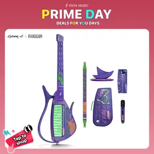 【Music Evolved】Official EVA Collaboration Enya CYBER-G Smart Guitar, Stringless Guitar with APP Learning,Built-in Effects & Bluetooth,Portable Guitars for All Skill Levels,Gift Box Set, Christmas Gift, TikTokShopHolidayHaul