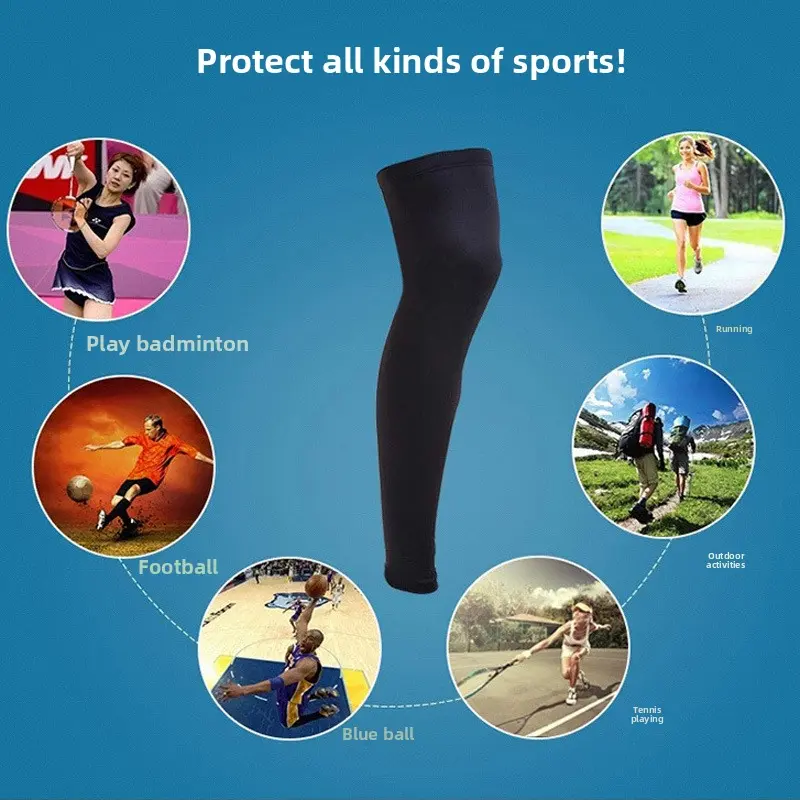 Sunscreen cycling leggings high elasticity quick drying breathable leg covers pantyhose perspiration sports leggings